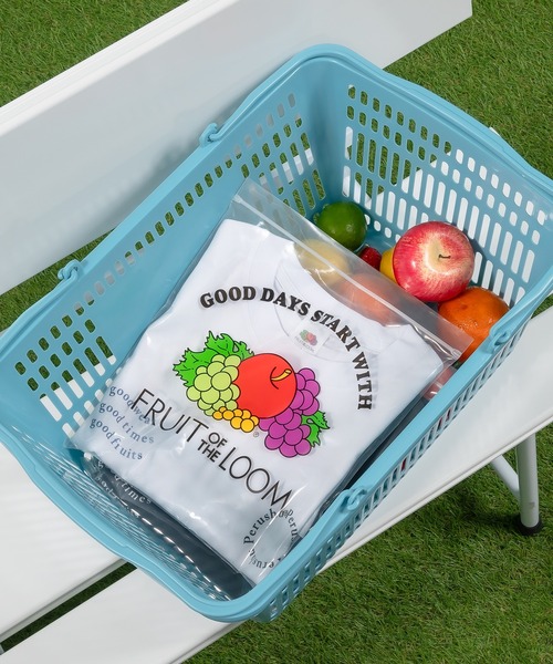 「Perushu」 半袖Tシャツ「fruit of the loomコラボ」 LARGE オフホワイト メンズ