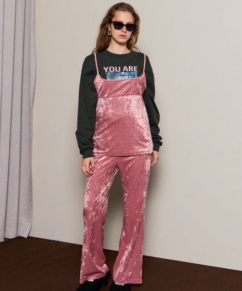 MAISON SPECIAL（メゾンスペシャル） パンツ Multiway Layered Velour