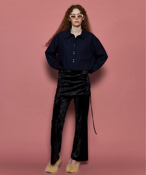 MAISON SPECIAL（メゾンスペシャル） パンツ Multiway Layered Velour