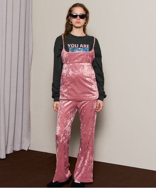MAISON SPECIAL（メゾンスペシャル） パンツ Multiway Layered Velour