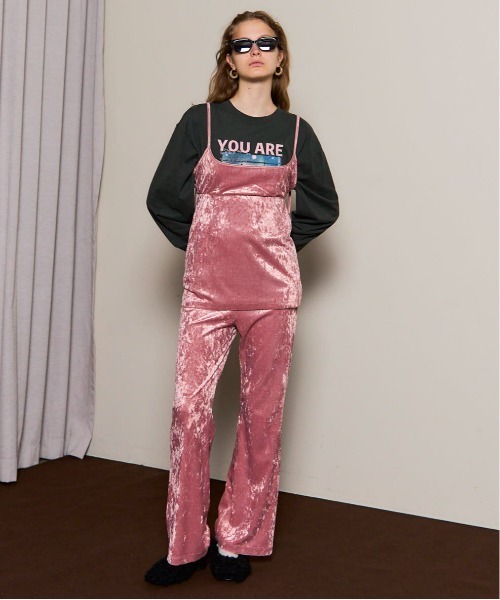 MAISON SPECIAL（メゾンスペシャル） パンツ Multiway Layered Velour