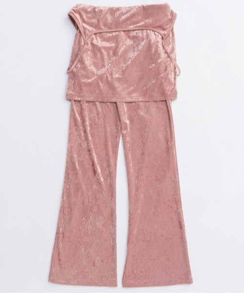 MAISON SPECIAL（メゾンスペシャル） パンツ Multiway Layered Velour