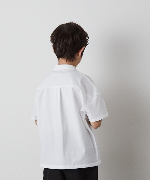 「riziere」 「KIDS」半袖ブラウス 150 ホワイト キッズ