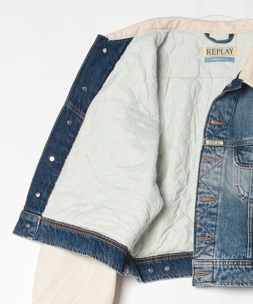 REPLAY（リプレイ） デニムジャケット gジャン W9Z1 ギャバジン