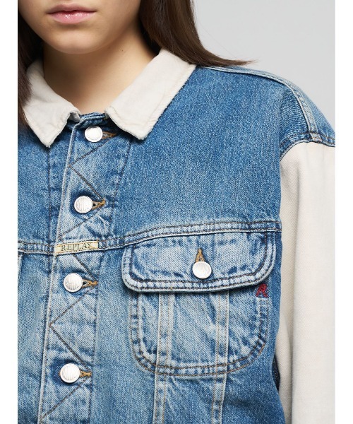 REPLAY（リプレイ） デニムジャケット gジャン W9Z1 ギャバジン