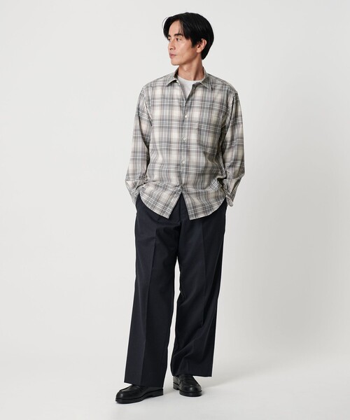 BEAUTY＆YOUTH UNITED ARROWS シャツ 尾州 TW チェック