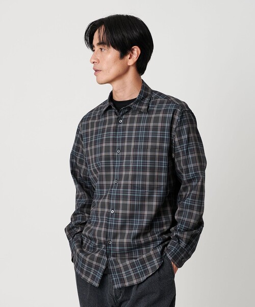 BEAUTY＆YOUTH UNITED ARROWS シャツ 尾州 TW チェック レギュラー