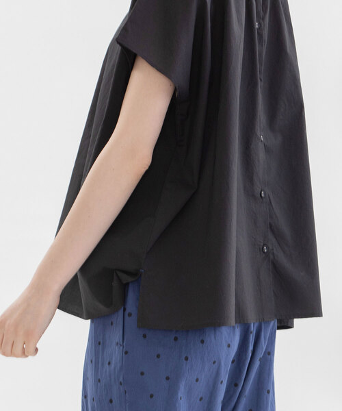 「nop de nod」 半袖ブラウス M スミクロ レディース_画像6