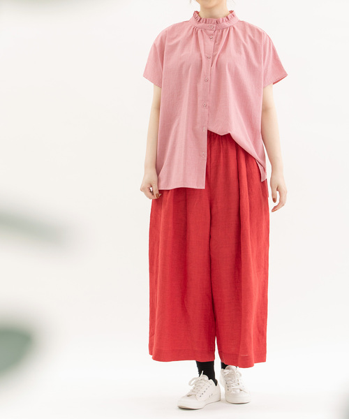 「nop de nod」 半袖ブラウス M スミクロ レディース_画像7