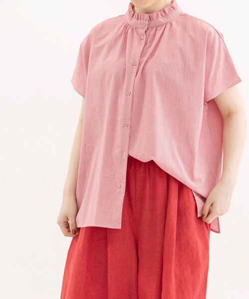 「nop de nod」 半袖ブラウス M スミクロ レディース_画像9