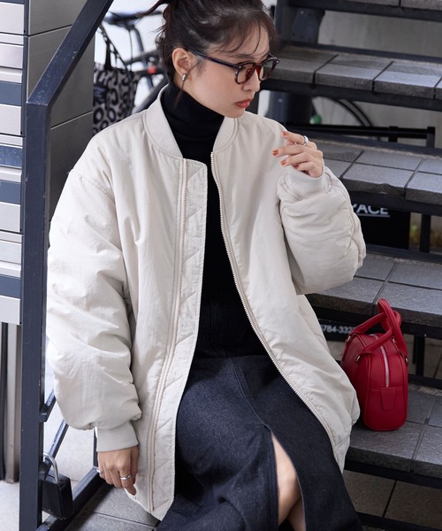 MONO-MART（モノマート） ma1 ma-1 ボリュームスリーブオーバーサイズ