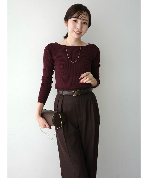 anuans（アニュアンス） ニット セーター シルクカシミアブレンド