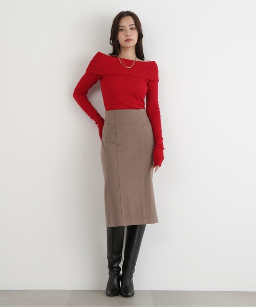 PINKY&DIANNE（ピンキー アンド ダイアン） スカート ウールスムース