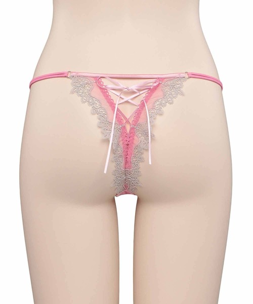 LINGERIEAM ランジェリアム ブラ&Tバック セット D65 LINGERIEAM（ランジェリアム） ショーツ コケット Tバック : ZOZOTOWN