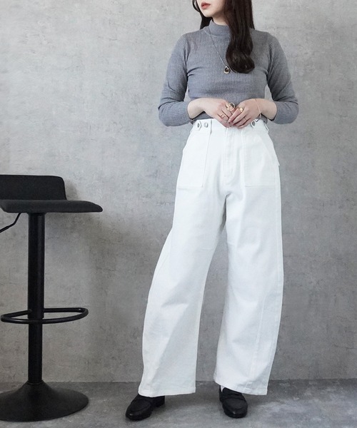 Emma（エマ） パンツ わがままフィットカーブベイカーパンツ