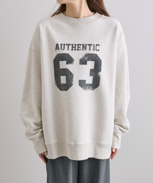 「PUAL CE CIN」 スウェットカットソー FREE チャコールグレー レディース_画像2