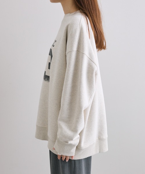 「PUAL CE CIN」 スウェットカットソー FREE チャコールグレー レディース_画像3