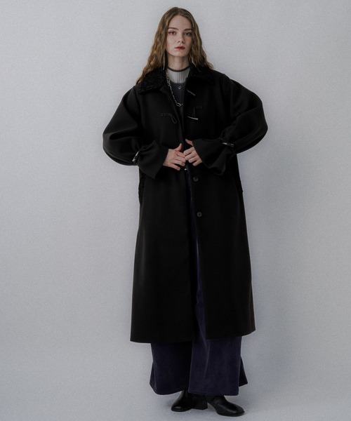 HARE（ハレ） ステンカラーコート コート ウーリーテックトグルボタン