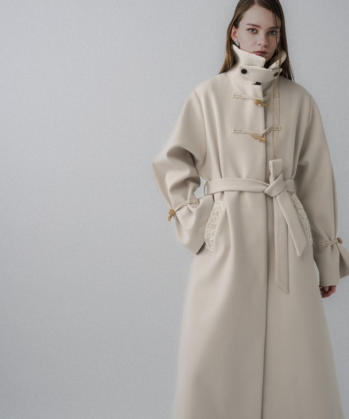 本日限定1000円引き【美品】HAREステンカラーコート ベルト付き アウター HARE（ハレ）の「NEOフラシベルトウールコート（）」 - WEAR