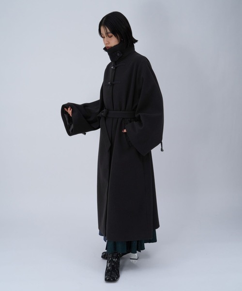 HARE（ハレ） ステンカラーコート コート ウーリーテックトグルボタン