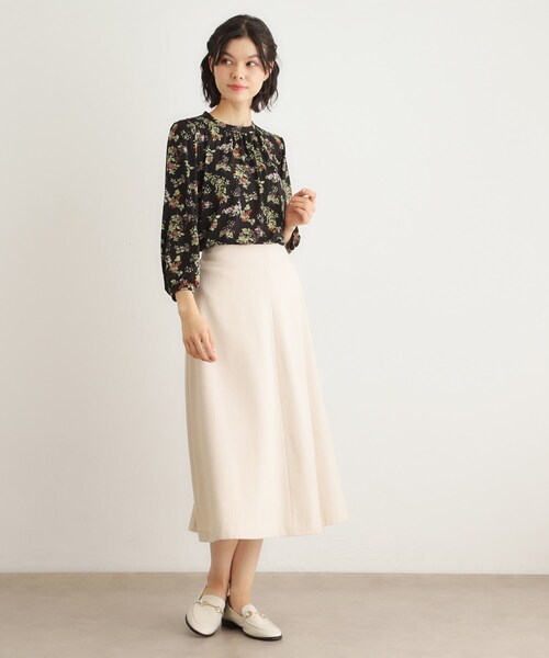 LAURA ASHLEY（ローラアシュレイ） チュニック 「洗える／ジャージ素材