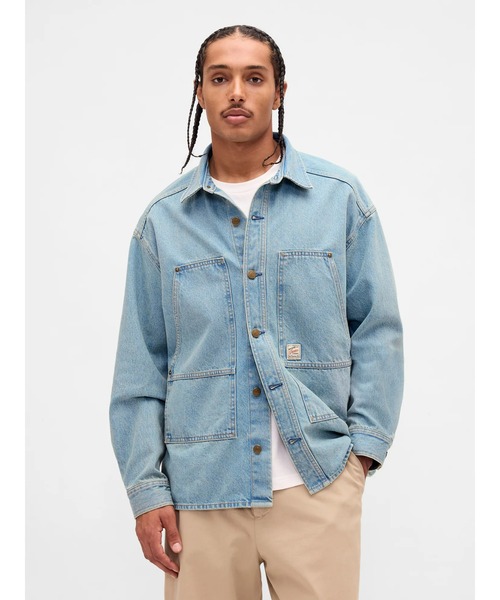 GAP（ギャップ） カバーオール デニム オーバーサイズ ユーティリティ
