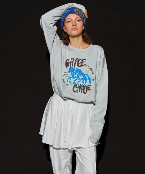 MAISON SPECIAL（メゾンスペシャル） tシャツ Horse Long T-shirt