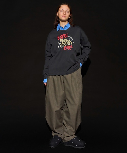 MAISON SPECIAL（メゾンスペシャル） tシャツ Horse Long T-shirt