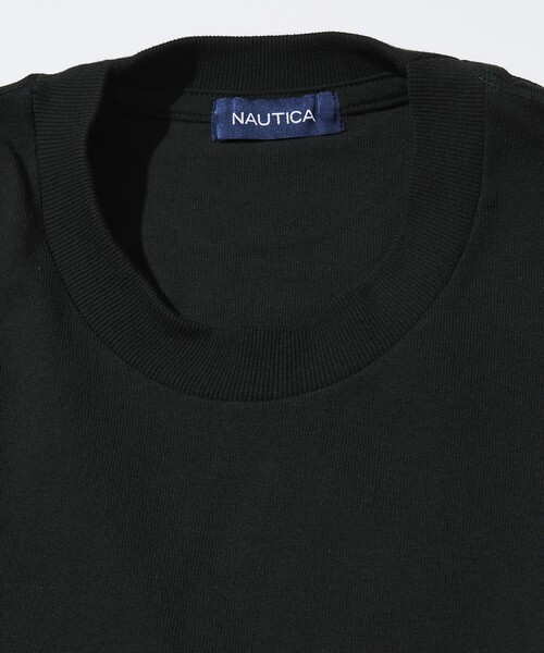 「NAUTICA」 半袖Tシャツ LARGE ライトグレー メンズ_画像2