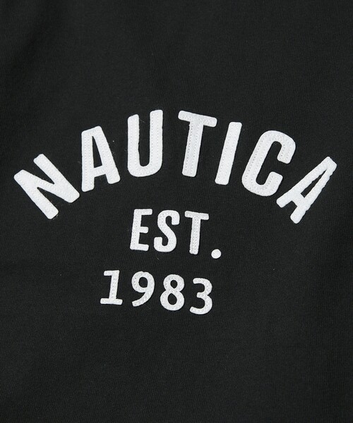 「NAUTICA」 半袖Tシャツ LARGE ライトグレー メンズ_画像3