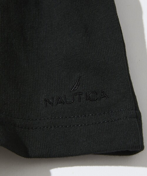 「NAUTICA」 半袖Tシャツ LARGE ライトグレー メンズ_画像8