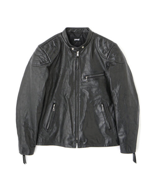Schott N.Y.C（ショット） 「schott」 レザーブルゾン L ブラック