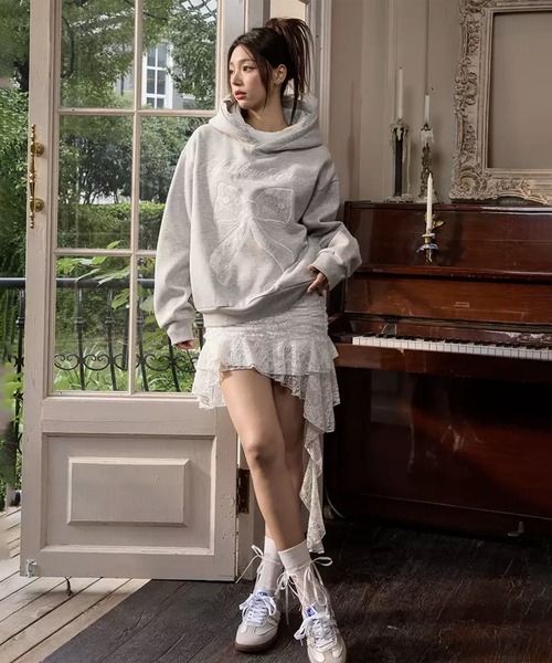 「HARSH AND CRUEL」 プルオーバーパーカー S グレー メンズ_画像4