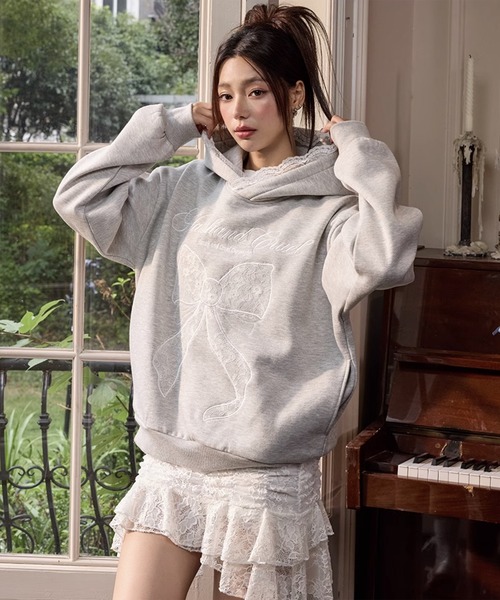 「HARSH AND CRUEL」 プルオーバーパーカー S グレー メンズ_画像9