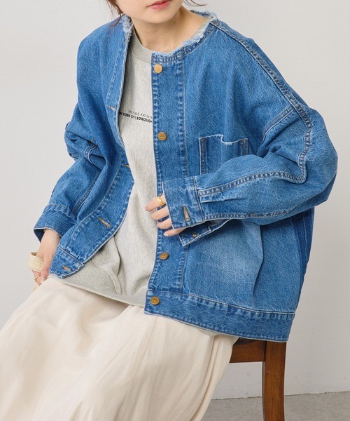 pual ce cin 「PUAL CE CIN」 デニムジャケット FREE ブルー