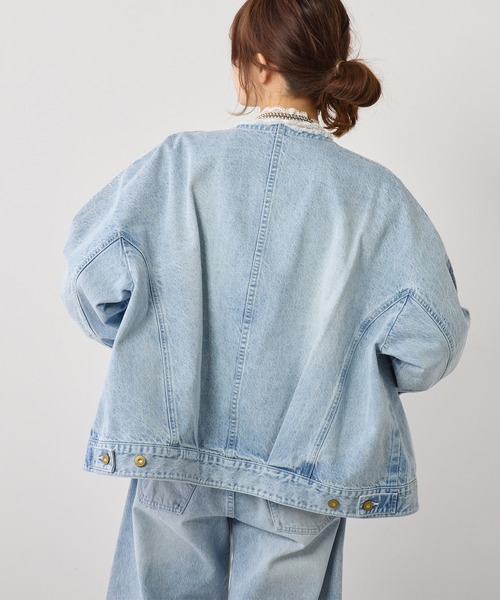 pual ce cin 「PUAL CE CIN」 デニムジャケット FREE ブルー