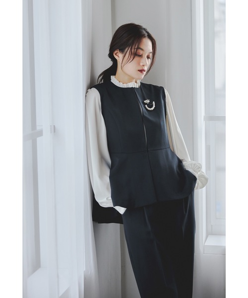 niana（ニアナ） セットアップ フレアベストセットアップパンツスーツ