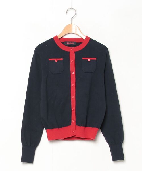 CABaN ネイビー レッド カーディガン CABaN（キャバン） ニットカーディガン FREE ブルー系その他4