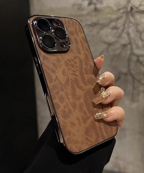 残り1【新品】Dolce&Gabbana iPhoneケース ヒョウ柄 ブラウン