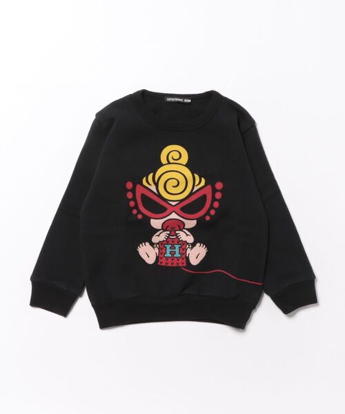 ヒスミニ110 HYSTERIC MINI（ヒステリックミニ） トレーナー KNIT WITH MINI 裏毛