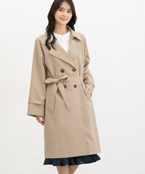 Honeys（ハニーズ） トレンチコート コート 「非フッ素撥水加工」撥水