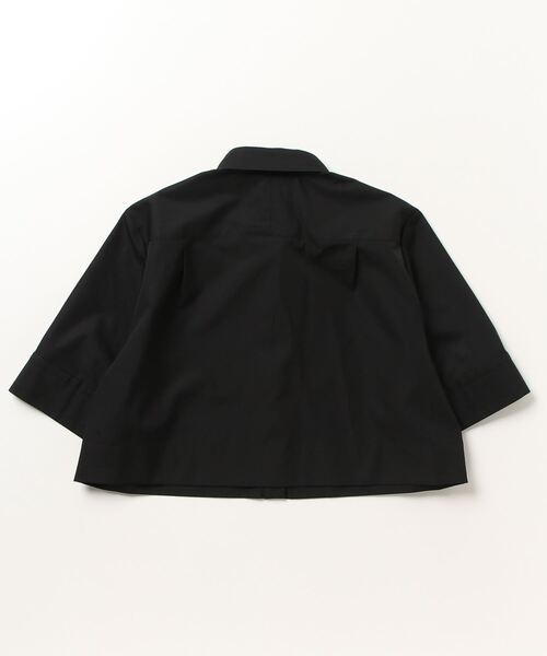 「EFFE BEAMS」 半袖シャツ 36 ブラック レディース_画像2