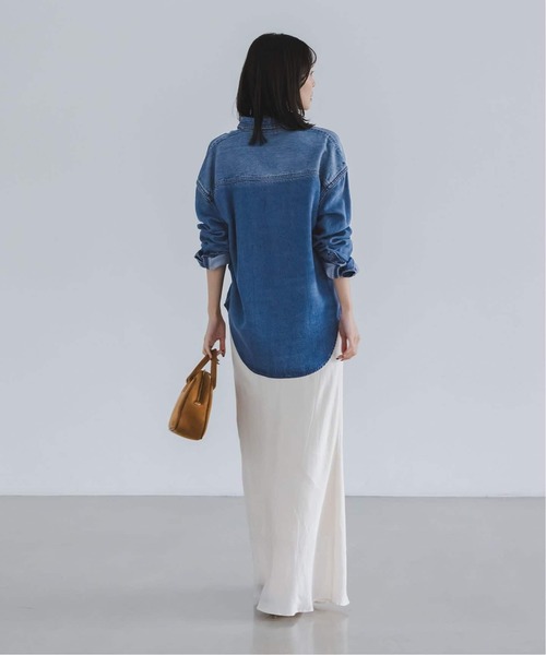 NOBLE（ノーブル） ブラウス シャツ 「26SS先行」フェードカラービッグ