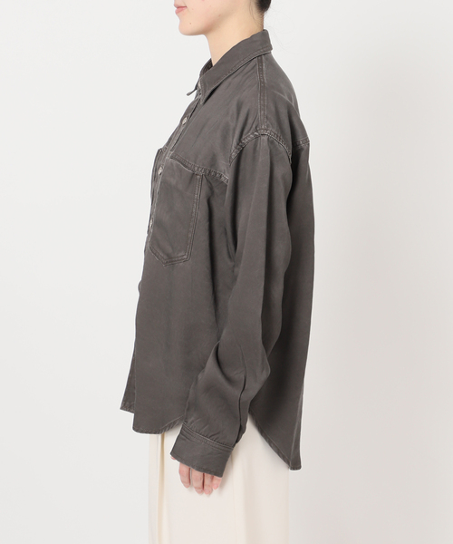 NOBLE（ノーブル） ブラウス シャツ 「26SS先行」フェードカラービッグ