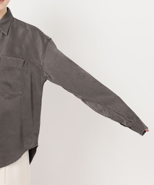 NOBLE（ノーブル） ブラウス シャツ 「26SS先行」フェードカラービッグ