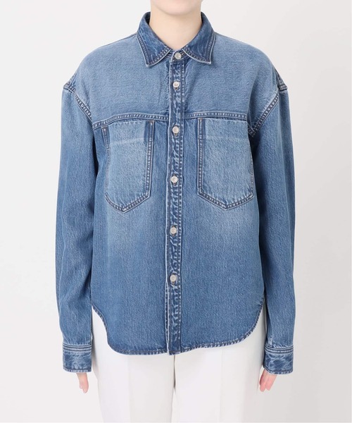 NOBLE（ノーブル） ブラウス シャツ 「26SS先行」フェードカラービッグ