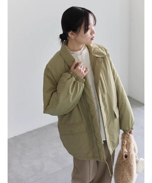 Samansa Mos2 blue（サマンサモスモスブルー） ブルゾン アウター 襟付