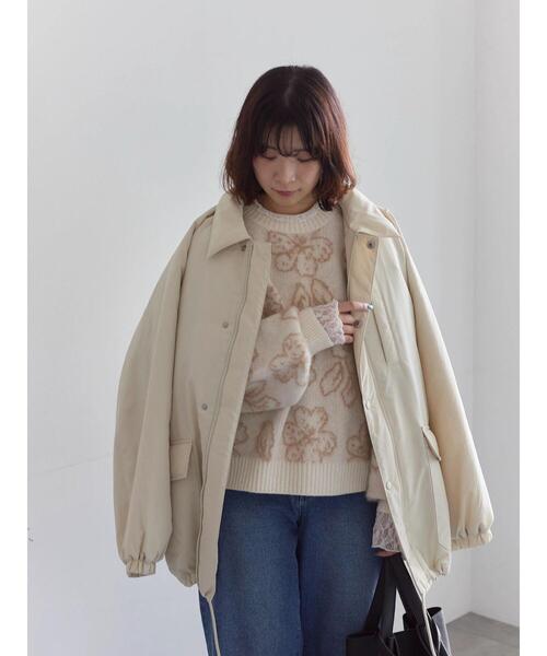 Samansa Mos2 blue（サマンサモスモスブルー） ブルゾン アウター 襟付