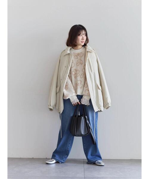 Samansa Mos2 blue（サマンサモスモスブルー） ブルゾン アウター 襟付