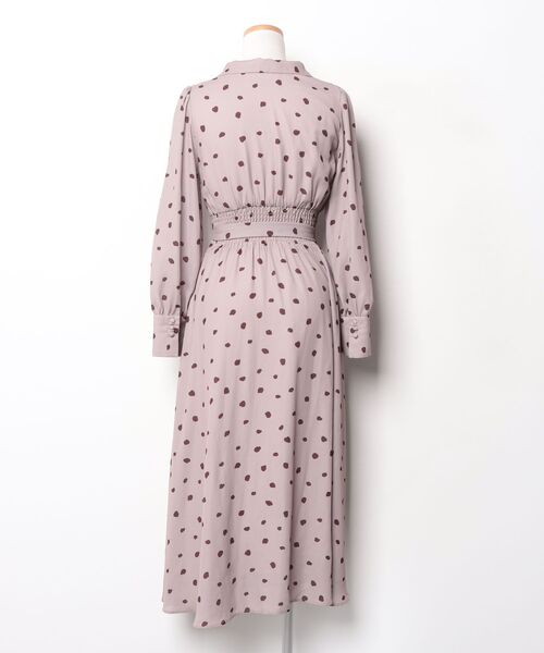 「NOELA」 長袖ワンピース フリー モカ レディース_画像2